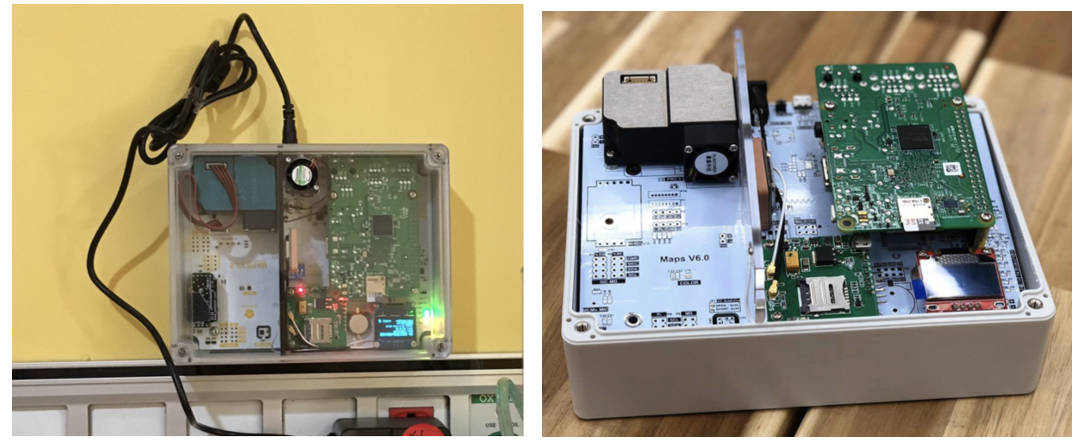 圖:室內空氣品質感測器剖面